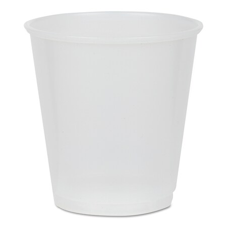 Pactiv Translucent Plastic Cups, 3 oz, PK2400 YE3